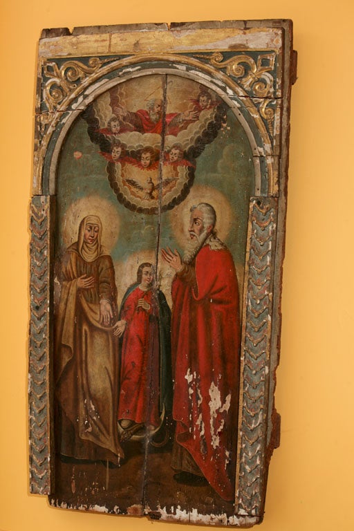 Oil Painting on Board of St. John as a Boy